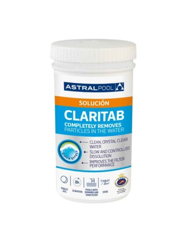 CLARITAB PLUS FLOCULANTE EN TABLETAS CONCENTRADO ASTRALPOOL 2 UNID.